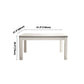 Mid-Century Style Marble Dining Table 4 Legs Wood Base Rectangle Table for Home Clearhalo ' dining_table' 'Dining Tables & Seating' 'Dining Tables' 'furn' 'furn_dining_table' 'Furniture' 'furniture_dining_table' 'Kitchen & Dining Furniture' 'kitchen&dining_furn' 'kitchen' 'kitchen_dining_table' 4086343