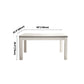 Mid-Century Style Marble Dining Table 4 Legs Wood Base Rectangle Table for Home Clearhalo ' dining_table' 'Dining Tables & Seating' 'Dining Tables' 'furn' 'furn_dining_table' 'Furniture' 'furniture_dining_table' 'Kitchen & Dining Furniture' 'kitchen&dining_furn' 'kitchen' 'kitchen_dining_table' 4086344