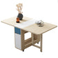 Foldable Rectangle Wooden Table Medieval Modern Table with Storage Trestle Base Natural Without Chairs Clearhalo ' dining_table' 'Dining Tables & Seating' 'Dining Tables' 'furn' 'furn_dining_table' 'Furniture' 'furniture_dining_table' 'Kitchen & Dining Furniture' 'kitchen&dining_furn' 'kitchen' 'kitchen_dining_table' 4086419