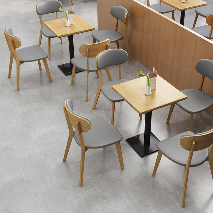 Industrial Style Dining Table Home Kitchen Dinner Furniture with Black Metal Base Clearhalo ' dining_table' 'Dining Tables & Seating' 'Dining Tables' 'furn' 'furn_dining_table' 'Furniture' 'furniture_dining_table' 'Kitchen & Dining Furniture' 'kitchen&dining_furn' 'kitchen' 'kitchen_dining_table' 4086432