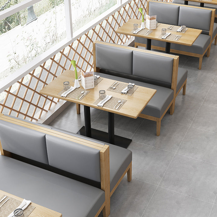 Industrial Style Dining Table Home Kitchen Dinner Furniture with Black Metal Base Clearhalo ' dining_table' 'Dining Tables & Seating' 'Dining Tables' 'furn' 'furn_dining_table' 'Furniture' 'furniture_dining_table' 'Kitchen & Dining Furniture' 'kitchen&dining_furn' 'kitchen' 'kitchen_dining_table' 4086435