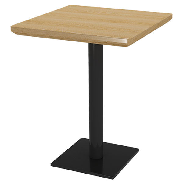 Industrial Style Dining Table Home Kitchen Dinner Furniture with Black Metal Base Square Without Chairs Clearhalo ' dining_table' 'Dining Tables & Seating' 'Dining Tables' 'furn' 'furn_dining_table' 'Furniture' 'furniture_dining_table' 'Kitchen & Dining Furniture' 'kitchen&dining_furn' 'kitchen' 'kitchen_dining_table' 4086438