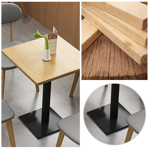 Industrial Style Dining Table Home Kitchen Dinner Furniture with Black Metal Base Clearhalo ' dining_table' 'Dining Tables & Seating' 'Dining Tables' 'furn' 'furn_dining_table' 'Furniture' 'furniture_dining_table' 'Kitchen & Dining Furniture' 'kitchen&dining_furn' 'kitchen' 'kitchen_dining_table' 4086439