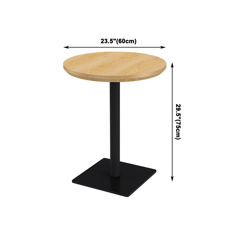 Industrial Style Dining Table Home Kitchen Dinner Furniture with Black Metal Base Clearhalo ' dining_table' 'Dining Tables & Seating' 'Dining Tables' 'furn' 'furn_dining_table' 'Furniture' 'furniture_dining_table' 'Kitchen & Dining Furniture' 'kitchen&dining_furn' 'kitchen' 'kitchen_dining_table' 4086442