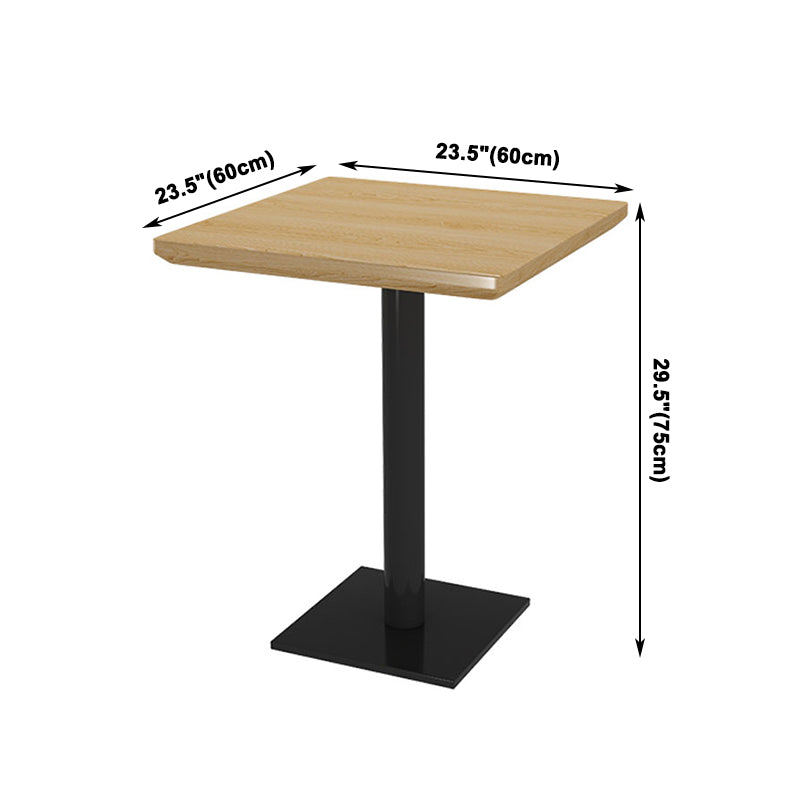 Industrial Style Dining Table Home Kitchen Dinner Furniture with Black Metal Base Clearhalo ' dining_table' 'Dining Tables & Seating' 'Dining Tables' 'furn' 'furn_dining_table' 'Furniture' 'furniture_dining_table' 'Kitchen & Dining Furniture' 'kitchen&dining_furn' 'kitchen' 'kitchen_dining_table' 4086443
