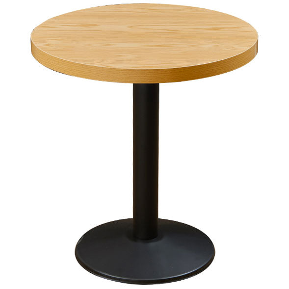 Industrial Style Dining Room Table Home Kitchen Dinner Furniture with Metal Base Round Black Without Chairs Clearhalo ' dining_table' 'Dining Tables & Seating' 'Dining Tables' 'furn' 'furn_dining_table' 'Furniture' 'furniture_dining_table' 'Kitchen & Dining Furniture' 'kitchen&dining_furn' 'kitchen' 'kitchen_dining_table' 4086468