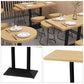 Industrial Style Dining Room Table Home Kitchen Dinner Furniture with Metal Base Clearhalo ' dining_table' 'Dining Tables & Seating' 'Dining Tables' 'furn' 'furn_dining_table' 'Furniture' 'furniture_dining_table' 'Kitchen & Dining Furniture' 'kitchen&dining_furn' 'kitchen' 'kitchen_dining_table' 4086478
