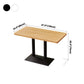 Industrial Style Dining Room Table Home Kitchen Dinner Furniture with Metal Base Clearhalo ' dining_table' 'Dining Tables & Seating' 'Dining Tables' 'furn' 'furn_dining_table' 'Furniture' 'furniture_dining_table' 'Kitchen & Dining Furniture' 'kitchen&dining_furn' 'kitchen' 'kitchen_dining_table' 4086483