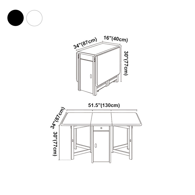 Mid-Century Modern Dining Table Rubberwood Solid Wood Table (only table) Clearhalo ' dining_table' 'Dining Tables & Seating' 'Dining Tables' 'furn' 'furn_dining_table' 'Furniture' 'furniture_dining_table' 'Kitchen & Dining Furniture' 'kitchen&dining_furn' 'kitchen' 'kitchen_dining_table' 4086511
