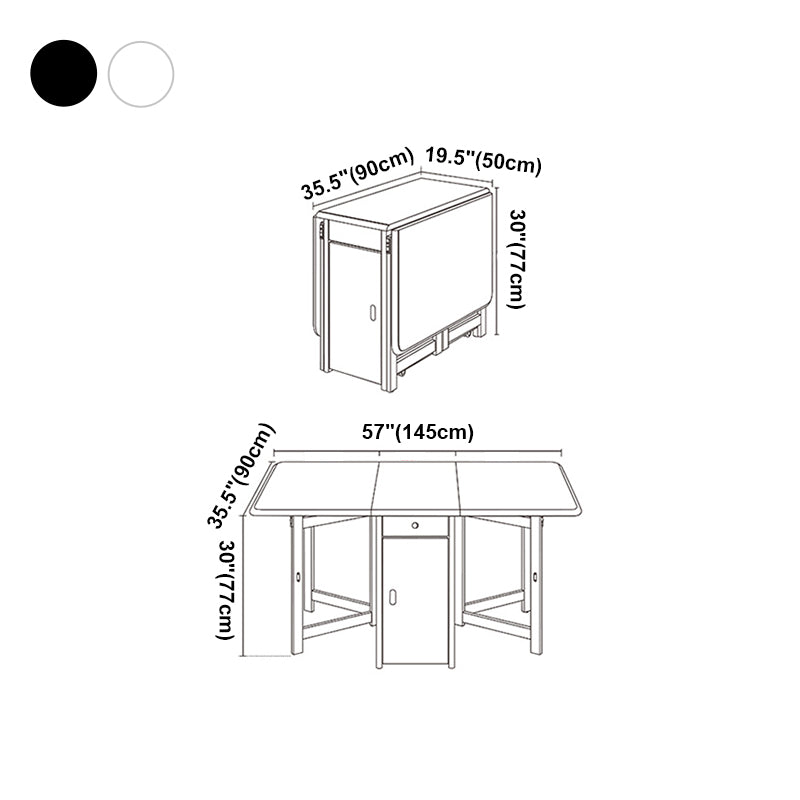 Mid-Century Modern Dining Table Rubberwood Solid Wood Table (only table) Clearhalo ' dining_table' 'Dining Tables & Seating' 'Dining Tables' 'furn' 'furn_dining_table' 'Furniture' 'furniture_dining_table' 'Kitchen & Dining Furniture' 'kitchen&dining_furn' 'kitchen' 'kitchen_dining_table' 4086512