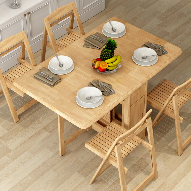Mid-Century Modern Dining Table Solid Wood Table with Solid Wood Base(only table) Clearhalo ' dining_table' 'Dining Tables & Seating' 'Dining Tables' 'furn' 'furn_dining_table' 'Furniture' 'furniture_dining_table' 'Kitchen & Dining Furniture' 'kitchen&dining_furn' 'kitchen' 'kitchen_dining_table' 4086514