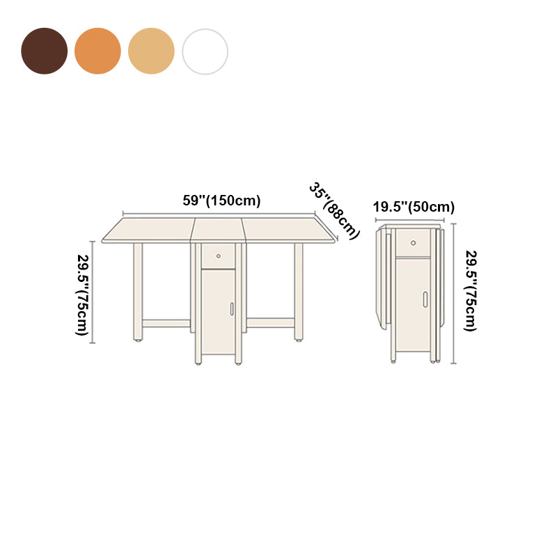 Mid-Century Modern Dining Table Solid Wood Table with Solid Wood Base(only table) Clearhalo ' dining_table' 'Dining Tables & Seating' 'Dining Tables' 'furn' 'furn_dining_table' 'Furniture' 'furniture_dining_table' 'Kitchen & Dining Furniture' 'kitchen&dining_furn' 'kitchen' 'kitchen_dining_table' 4086528