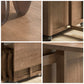 Mid-Century Modern Dining Table 51.18" Rectangle Rubberwood Drop-Leaf Table(only table) Clearhalo ' dining_table' 'Dining Tables & Seating' 'Dining Tables' 'furn' 'furn_dining_table' 'Furniture' 'furniture_dining_table' 'Kitchen & Dining Furniture' 'kitchen&dining_furn' 'kitchen' 'kitchen_dining_table' 4086557