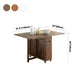 Mid-Century Modern Dining Table 51.18" Rectangle Rubberwood Drop-Leaf Table(only table) Clearhalo ' dining_table' 'Dining Tables & Seating' 'Dining Tables' 'furn' 'furn_dining_table' 'Furniture' 'furniture_dining_table' 'Kitchen & Dining Furniture' 'kitchen&dining_furn' 'kitchen' 'kitchen_dining_table' 4086562