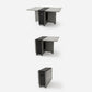 Foldable Artificial Wooden Top Table Rectangle Extendable Table with Storage Trestle Base Clearhalo ' dining_table' 'Dining Tables & Seating' 'Dining Tables' 'furn' 'furn_dining_table' 'Furniture' 'furniture_dining_table' 'Kitchen & Dining Furniture' 'kitchen&dining_furn' 'kitchen' 'kitchen_dining_table' 4086667