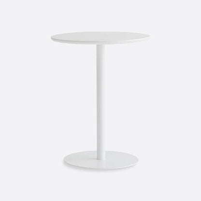 Metal Contemporary Round Dining Table Pedestal Base Dining Table for Kitchen Manufactured Wood White Clearhalo ' dining_table' 'Dining Tables & Seating' 'Dining Tables' 'furn' 'furn_dining_table' 'Furniture' 'furniture_dining_table' 'Kitchen & Dining Furniture' 'kitchen&dining_furn' 'kitchen' 'kitchen_dining_table' 4086695