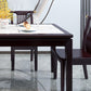 Mid-Century Modern Sintered Stone Table 4 Legs Base Rectangle Table for Home Clearhalo ' dining_table' 'Dining Tables & Seating' 'Dining Tables' 'furn' 'furn_dining_table' 'Furniture' 'furniture_dining_table' 'Kitchen & Dining Furniture' 'kitchen&dining_furn' 'kitchen' 'kitchen_dining_table' 4086733