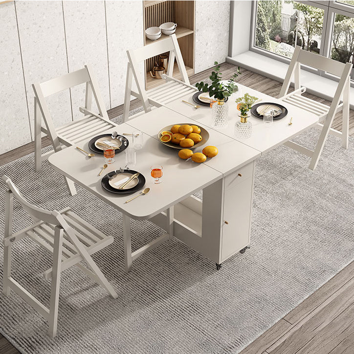 Rectangle Mid-Century Modern Folding Table Pedestal Base Table for Dining Room(only table) Clearhalo ' dining_table' 'Dining Tables & Seating' 'Dining Tables' 'furn' 'furn_dining_table' 'Furniture' 'furniture_dining_table' 'Kitchen & Dining Furniture' 'kitchen&dining_furn' 'kitchen' 'kitchen_dining_table' 4086829