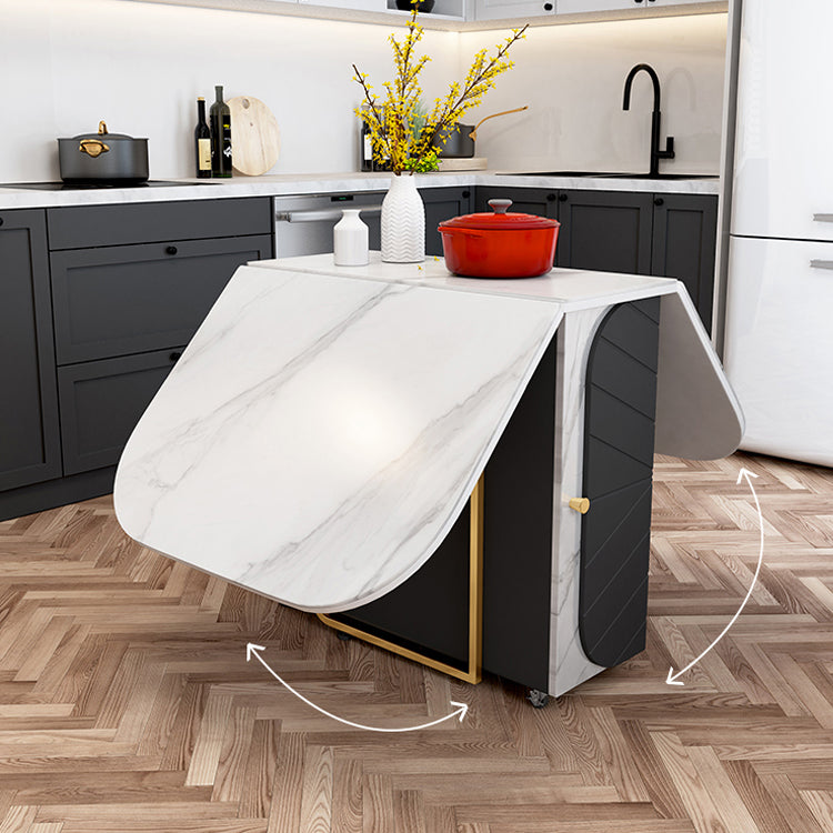 Rectangle Mid-Century Modern Dining Table Metal Base Table for Dining Room,59"L x 31.5"L x 29.3"H Clearhalo ' dining_table' 'Dining Tables & Seating' 'Dining Tables' 'furn' 'furn_dining_table' 'Furniture' 'furniture_dining_table' 'Kitchen & Dining Furniture' 'kitchen&dining_furn' 'kitchen' 'kitchen_dining_table' 4086846