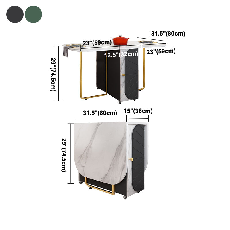 Rectangle Mid-Century Modern Dining Table Metal Base Table for Dining Room,59"L x 31.5"L x 29.3"H Clearhalo ' dining_table' 'Dining Tables & Seating' 'Dining Tables' 'furn' 'furn_dining_table' 'Furniture' 'furniture_dining_table' 'Kitchen & Dining Furniture' 'kitchen&dining_furn' 'kitchen' 'kitchen_dining_table' 4086854