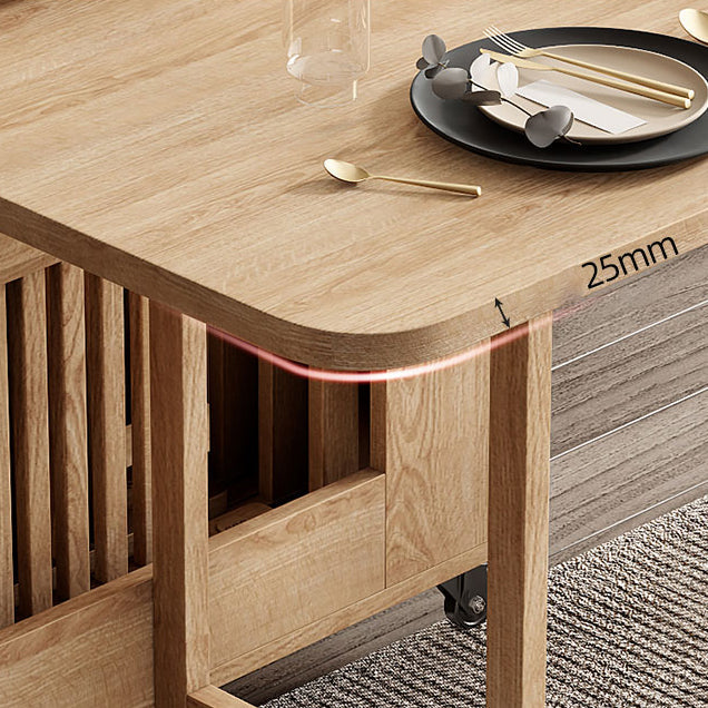 Mid-Century Modern Dining Table Pedestal Base Table for Dining Room,47.2"L x 37.5"L x 28.9"H Clearhalo ' dining_table' 'Dining Tables & Seating' 'Dining Tables' 'furn' 'furn_dining_table' 'Furniture' 'furniture_dining_table' 'Kitchen & Dining Furniture' 'kitchen&dining_furn' 'kitchen' 'kitchen_dining_table' 4086866