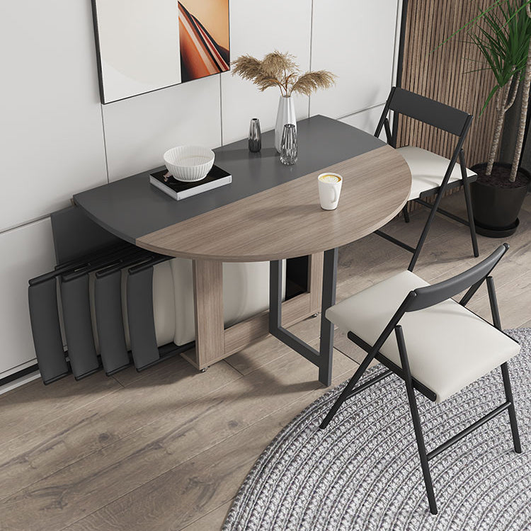 Round Mid-Century Modern Dining Table Pedestal Base Table for Dining Room(only table) Clearhalo ' dining_table' 'Dining Tables & Seating' 'Dining Tables' 'furn' 'furn_dining_table' 'Furniture' 'furniture_dining_table' 'Kitchen & Dining Furniture' 'kitchen&dining_furn' 'kitchen' 'kitchen_dining_table' 4086874