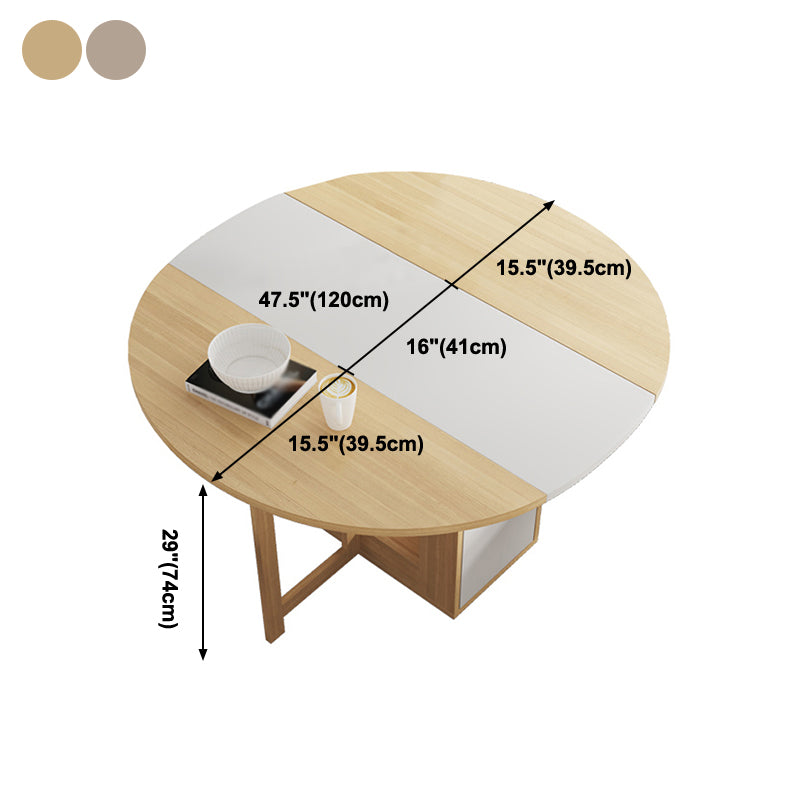 Round Mid-Century Modern Dining Table Pedestal Base Table for Dining Room(only table) Clearhalo ' dining_table' 'Dining Tables & Seating' 'Dining Tables' 'furn' 'furn_dining_table' 'Furniture' 'furniture_dining_table' 'Kitchen & Dining Furniture' 'kitchen&dining_furn' 'kitchen' 'kitchen_dining_table' 4086883
