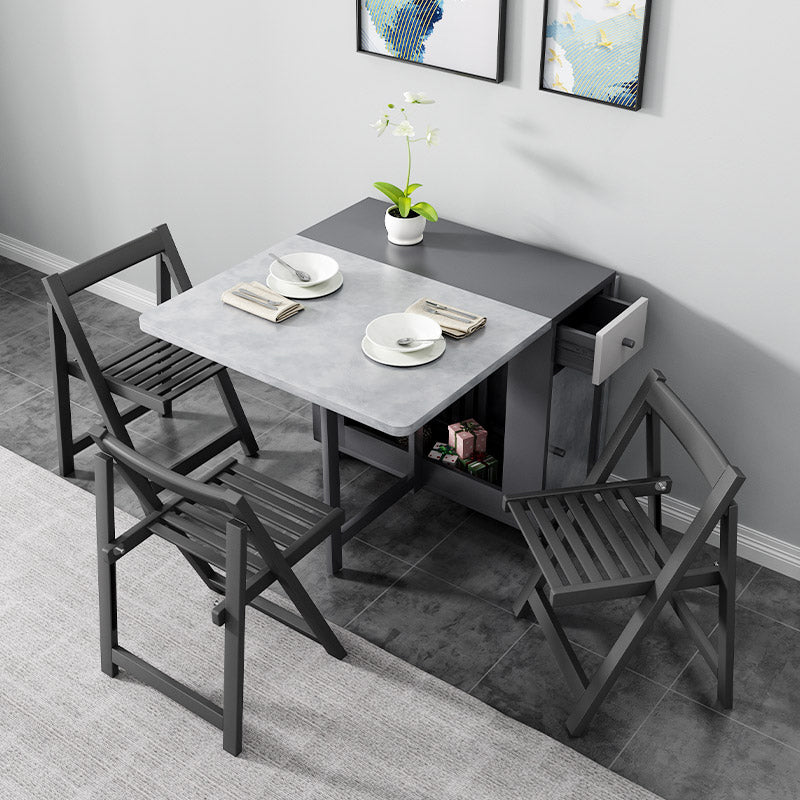 Rectangle Mid-Century Modern Dining Table Grey Base Table for Dining Room Clearhalo ' dining_table' 'Dining Tables & Seating' 'Dining Tables' 'furn' 'furn_dining_table' 'Furniture' 'furniture_dining_table' 'Kitchen & Dining Furniture' 'kitchen&dining_furn' 'kitchen' 'kitchen_dining_table' 4086885