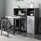 Rectangle Mid-Century Modern Dining Table Grey Base Table for Dining Room Clearhalo ' dining_table' 'Dining Tables & Seating' 'Dining Tables' 'furn' 'furn_dining_table' 'Furniture' 'furniture_dining_table' 'Kitchen & Dining Furniture' 'kitchen&dining_furn' 'kitchen' 'kitchen_dining_table' 4086886