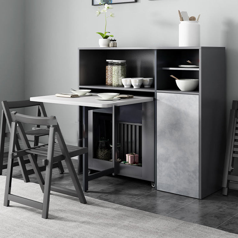 Rectangle Mid-Century Modern Dining Table Grey Base Table for Dining Room Clearhalo ' dining_table' 'Dining Tables & Seating' 'Dining Tables' 'furn' 'furn_dining_table' 'Furniture' 'furniture_dining_table' 'Kitchen & Dining Furniture' 'kitchen&dining_furn' 'kitchen' 'kitchen_dining_table' 4086886