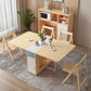 Mid-Century Modern Rectangle Dining Table Wood Base Table for Home Kitchen Dinner Clearhalo ' dining_table' 'Dining Tables & Seating' 'Dining Tables' 'furn' 'furn_dining_table' 'Furniture' 'furniture_dining_table' 'Kitchen & Dining Furniture' 'kitchen&dining_furn' 'kitchen' 'kitchen_dining_table' 4086921