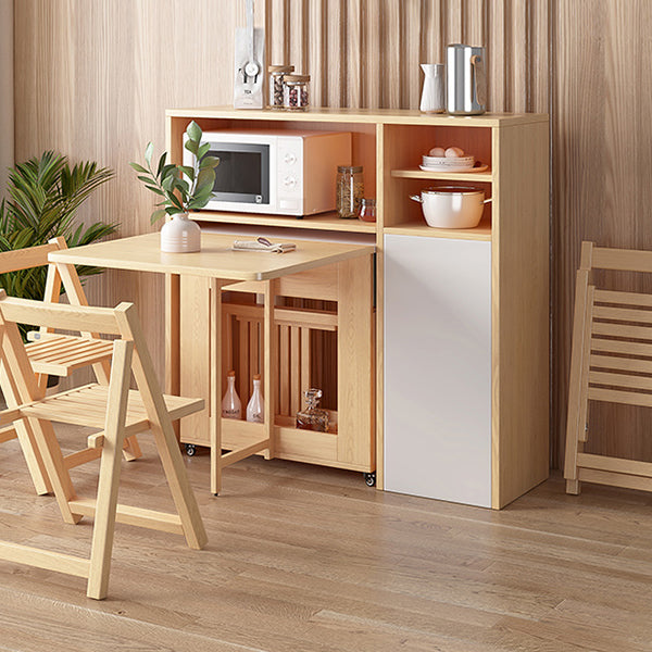 Mid-Century Modern Rectangle Dining Table Wood Base Table for Home Kitchen Dinner Clearhalo ' dining_table' 'Dining Tables & Seating' 'Dining Tables' 'furn' 'furn_dining_table' 'Furniture' 'furniture_dining_table' 'Kitchen & Dining Furniture' 'kitchen&dining_furn' 'kitchen' 'kitchen_dining_table' 4086923