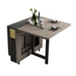 Mid-Century Modern Rectangle Dining Table Wood Base Table for Home Kitchen Dinner Gray 47.2"L x 31.5"W x 29.5"H Without Chairs Clearhalo ' dining_table' 'Dining Tables & Seating' 'Dining Tables' 'furn' 'furn_dining_table' 'Furniture' 'furniture_dining_table' 'Kitchen & Dining Furniture' 'kitchen&dining_furn' 'kitchen' 'kitchen_dining_table' 4086931