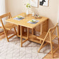 Mid-Century Modern Dining Table Solid Wood 51.2"L x 29.5"H Table (only table) Clearhalo ' dining_table' 'Dining Tables & Seating' 'Dining Tables' 'furn' 'furn_dining_table' 'Furniture' 'furniture_dining_table' 'Kitchen & Dining Furniture' 'kitchen&dining_furn' 'kitchen' 'kitchen_dining_table' 4086935