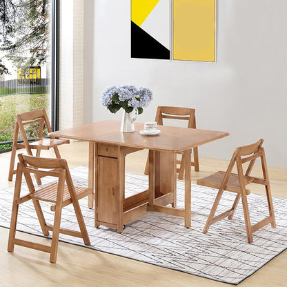 Mid-Century Modern Dining Table Solid Wood 51.2"L x 29.5"H Table (only table) Natural Without Chairs Clearhalo ' dining_table' 'Dining Tables & Seating' 'Dining Tables' 'furn' 'furn_dining_table' 'Furniture' 'furniture_dining_table' 'Kitchen & Dining Furniture' 'kitchen&dining_furn' 'kitchen' 'kitchen_dining_table' 4086937