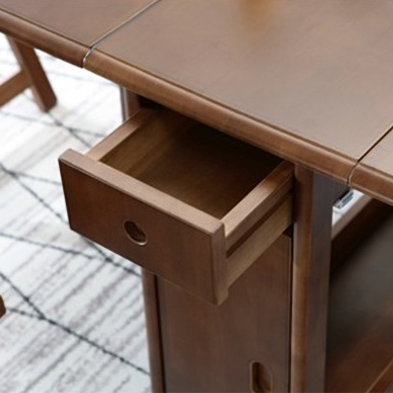 Mid-Century Modern Dining Table Solid Wood 51.2"L x 29.5"H Table (only table) Clearhalo ' dining_table' 'Dining Tables & Seating' 'Dining Tables' 'furn' 'furn_dining_table' 'Furniture' 'furniture_dining_table' 'Kitchen & Dining Furniture' 'kitchen&dining_furn' 'kitchen' 'kitchen_dining_table' 4086941