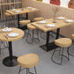 Industrial Dining Room Table Home Kitchen Dinner Furniture with Metal Base Clearhalo ' dining_table' 'Dining Tables & Seating' 'Dining Tables' 'furn' 'furn_dining_table' 'Furniture' 'furniture_dining_table' 'Kitchen & Dining Furniture' 'kitchen&dining_furn' 'kitchen' 'kitchen_dining_table' 4086958