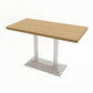 Industrial Dining Room Table Home Kitchen Dinner Furniture with Metal Base Rectangle White Without Chairs Clearhalo ' dining_table' 'Dining Tables & Seating' 'Dining Tables' 'furn' 'furn_dining_table' 'Furniture' 'furniture_dining_table' 'Kitchen & Dining Furniture' 'kitchen&dining_furn' 'kitchen' 'kitchen_dining_table' 4086959