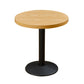 Industrial Dining Room Table Home Kitchen Dinner Furniture with Metal Base Round Black Without Chairs Clearhalo ' dining_table' 'Dining Tables & Seating' 'Dining Tables' 'furn' 'furn_dining_table' 'Furniture' 'furniture_dining_table' 'Kitchen & Dining Furniture' 'kitchen&dining_furn' 'kitchen' 'kitchen_dining_table' 4086967