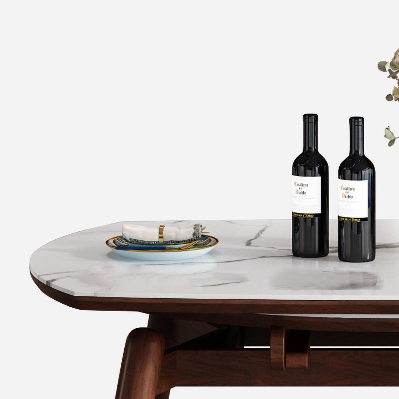 Modern Style Round Dining Table White Sintered Stone Drop-Leaf Dining Table for Home Use Clearhalo ' dining_table' 'Dining Tables & Seating' 'Dining Tables' 'furn' 'furn_dining_table' 'Furniture' 'furniture_dining_table' 'Kitchen & Dining Furniture' 'kitchen&dining_furn' 'kitchen' 'kitchen_dining_table' 4086979