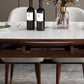 Modern Style Round Dining Table White Sintered Stone Drop-Leaf Dining Table for Home Use Clearhalo ' dining_table' 'Dining Tables & Seating' 'Dining Tables' 'furn' 'furn_dining_table' 'Furniture' 'furniture_dining_table' 'Kitchen & Dining Furniture' 'kitchen&dining_furn' 'kitchen' 'kitchen_dining_table' 4086981