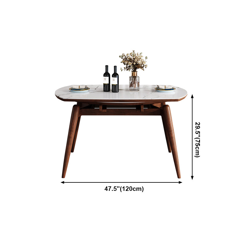 Modern Style Round Dining Table White Sintered Stone Drop-Leaf Dining Table for Home Use Clearhalo ' dining_table' 'Dining Tables & Seating' 'Dining Tables' 'furn' 'furn_dining_table' 'Furniture' 'furniture_dining_table' 'Kitchen & Dining Furniture' 'kitchen&dining_furn' 'kitchen' 'kitchen_dining_table' 4086986