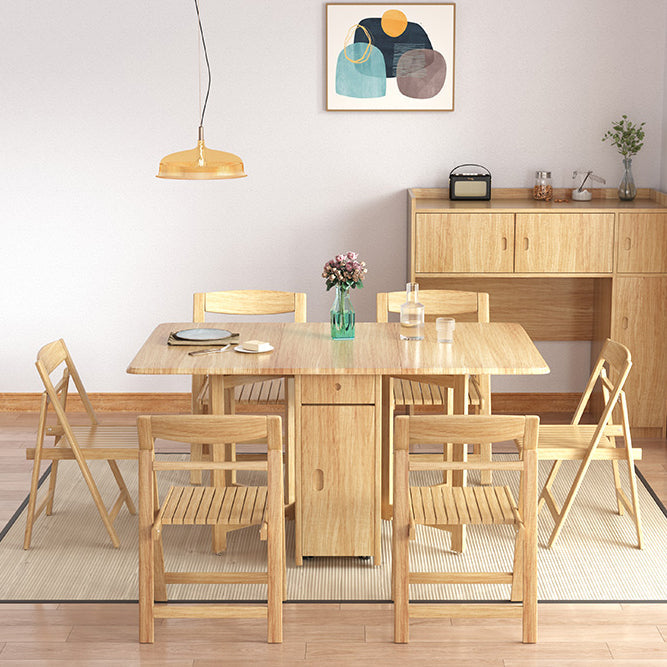 Mid-Century Modern Table Rectangle Dining Room Rubberwood Solid Wood Table(only table) Clearhalo ' dining_table' 'Dining Tables & Seating' 'Dining Tables' 'furn' 'furn_dining_table' 'Furniture' 'furniture_dining_table' 'Kitchen & Dining Furniture' 'kitchen&dining_furn' 'kitchen' 'kitchen_dining_table' 4086989