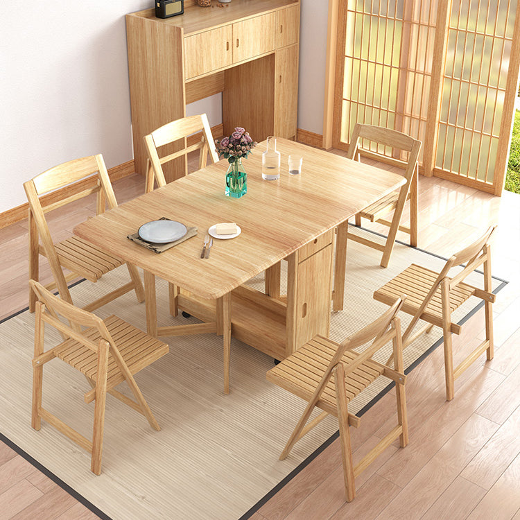 Mid-Century Modern Table Rectangle Dining Room Rubberwood Solid Wood Table(only table) Clearhalo ' dining_table' 'Dining Tables & Seating' 'Dining Tables' 'furn' 'furn_dining_table' 'Furniture' 'furniture_dining_table' 'Kitchen & Dining Furniture' 'kitchen&dining_furn' 'kitchen' 'kitchen_dining_table' 4086990