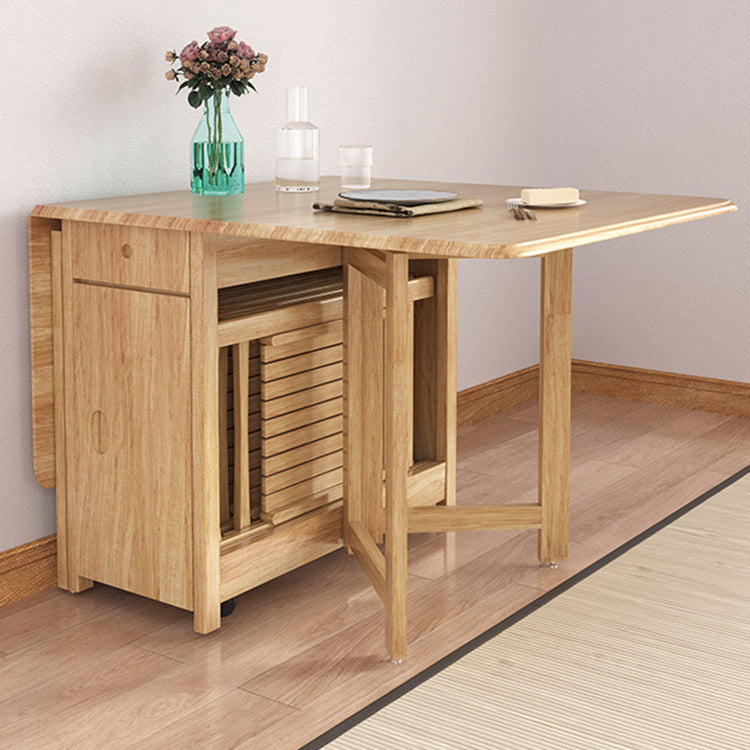 Mid-Century Modern Table Rectangle Dining Room Rubberwood Solid Wood Table(only table) Clearhalo ' dining_table' 'Dining Tables & Seating' 'Dining Tables' 'furn' 'furn_dining_table' 'Furniture' 'furniture_dining_table' 'Kitchen & Dining Furniture' 'kitchen&dining_furn' 'kitchen' 'kitchen_dining_table' 4086991
