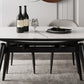 Simplicity Round Dining Table White Sintered Stone Table with 4 Ash Solid Wood Legs Clearhalo ' dining_table' 'Dining Tables & Seating' 'Dining Tables' 'furn' 'furn_dining_table' 'Furniture' 'furniture_dining_table' 'Kitchen & Dining Furniture' 'kitchen&dining_furn' 'kitchen' 'kitchen_dining_table' 4087019