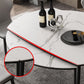Simplicity Round Dining Table White Sintered Stone Table with 4 Ash Solid Wood Legs Clearhalo ' dining_table' 'Dining Tables & Seating' 'Dining Tables' 'furn' 'furn_dining_table' 'Furniture' 'furniture_dining_table' 'Kitchen & Dining Furniture' 'kitchen&dining_furn' 'kitchen' 'kitchen_dining_table' 4087020