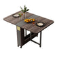 Foldable Artificial Rectangle Wooden Table Extendable Table with Storage(only table) Brown 47.2"L x 31.5"W x 29.5"H Without Chairs Clearhalo ' dining_table' 'Dining Tables & Seating' 'Dining Tables' 'furn' 'furn_dining_table' 'Furniture' 'furniture_dining_table' 'Kitchen & Dining Furniture' 'kitchen&dining_furn' 'kitchen' 'kitchen_dining_table' 4087025