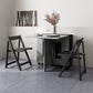 Foldable Artificial Rectangle Wooden Table Extendable Table with Storage(only table) Clearhalo ' dining_table' 'Dining Tables & Seating' 'Dining Tables' 'furn' 'furn_dining_table' 'Furniture' 'furniture_dining_table' 'Kitchen & Dining Furniture' 'kitchen&dining_furn' 'kitchen' 'kitchen_dining_table' 4087029