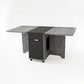 Foldable Artificial Rectangle Wooden Table Extendable Table with Storage(only table) Grey 63"L x 31.5"W x 29.5"H Without Chairs Clearhalo ' dining_table' 'Dining Tables & Seating' 'Dining Tables' 'furn' 'furn_dining_table' 'Furniture' 'furniture_dining_table' 'Kitchen & Dining Furniture' 'kitchen&dining_furn' 'kitchen' 'kitchen_dining_table' 4087032
